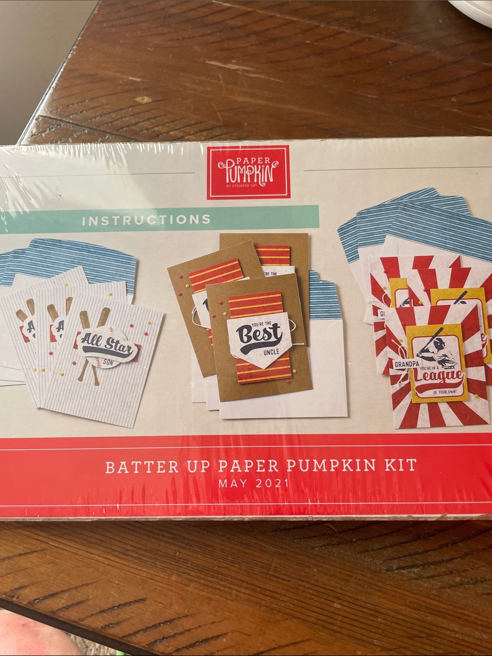 Batter Up Card Kit – Red, Blue, White